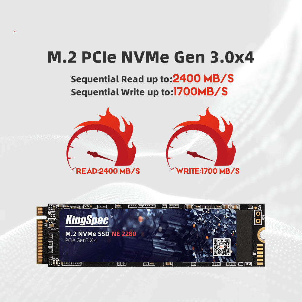 KINGSPEC SSD M.2 NVME PCIE Gen3.0x4
